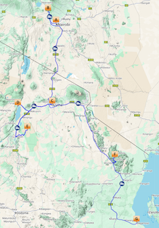 Forever Trees Reforestation Tanzania & Kenya Map